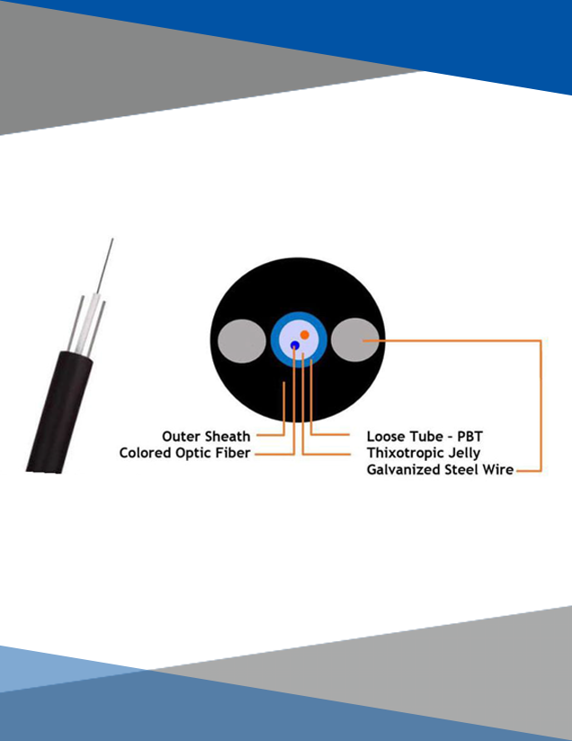 SINGLE MODE G.652.D CENTRAL LOOSE TUBE ROUND DROP CABLE